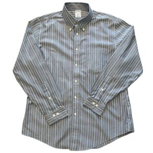 Brooks Brothers Regent Non-Iron Cotton Button Down Shirt Size L